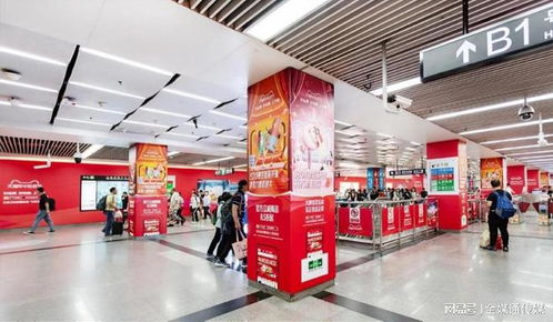 天津地鐵營口道站換乘站廳墻貼包柱廣告投放,天津地鐵廣告價(jià)格